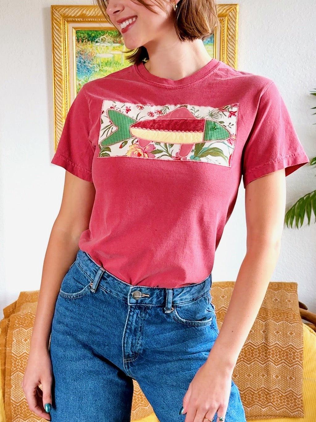 Raspberry Fish Tee (S)