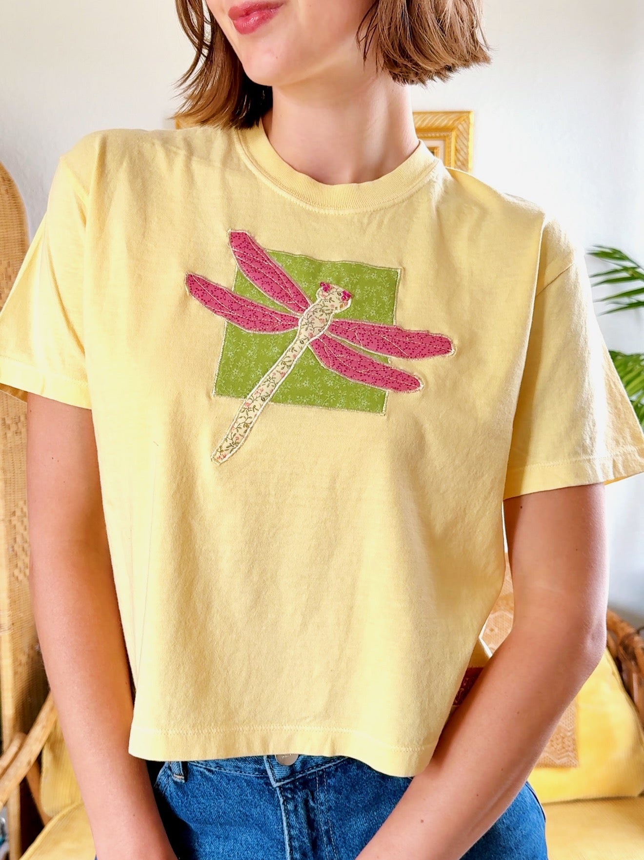 Butter Dragonfly Boxy Tee (M)