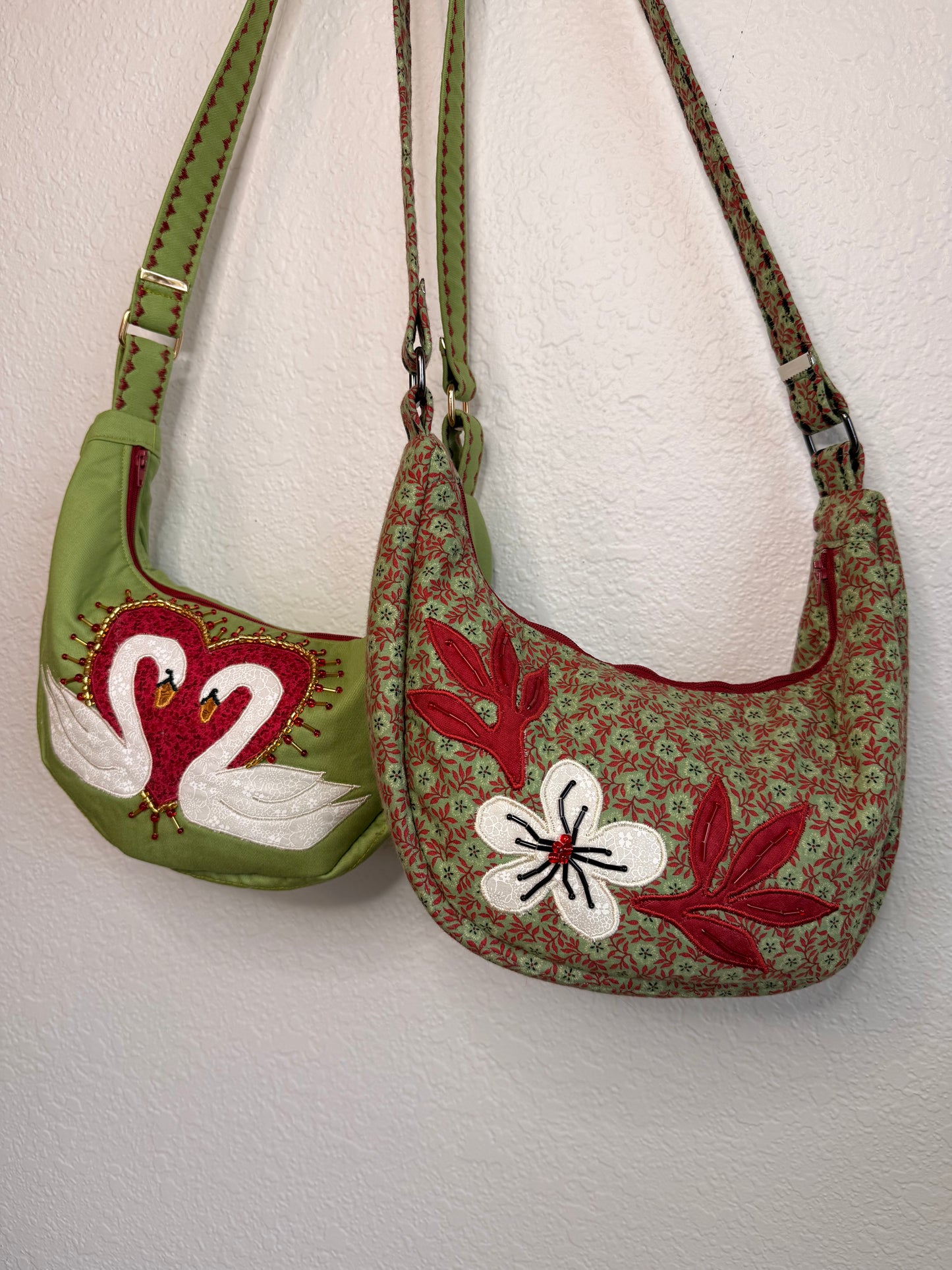 Green Swan Purse