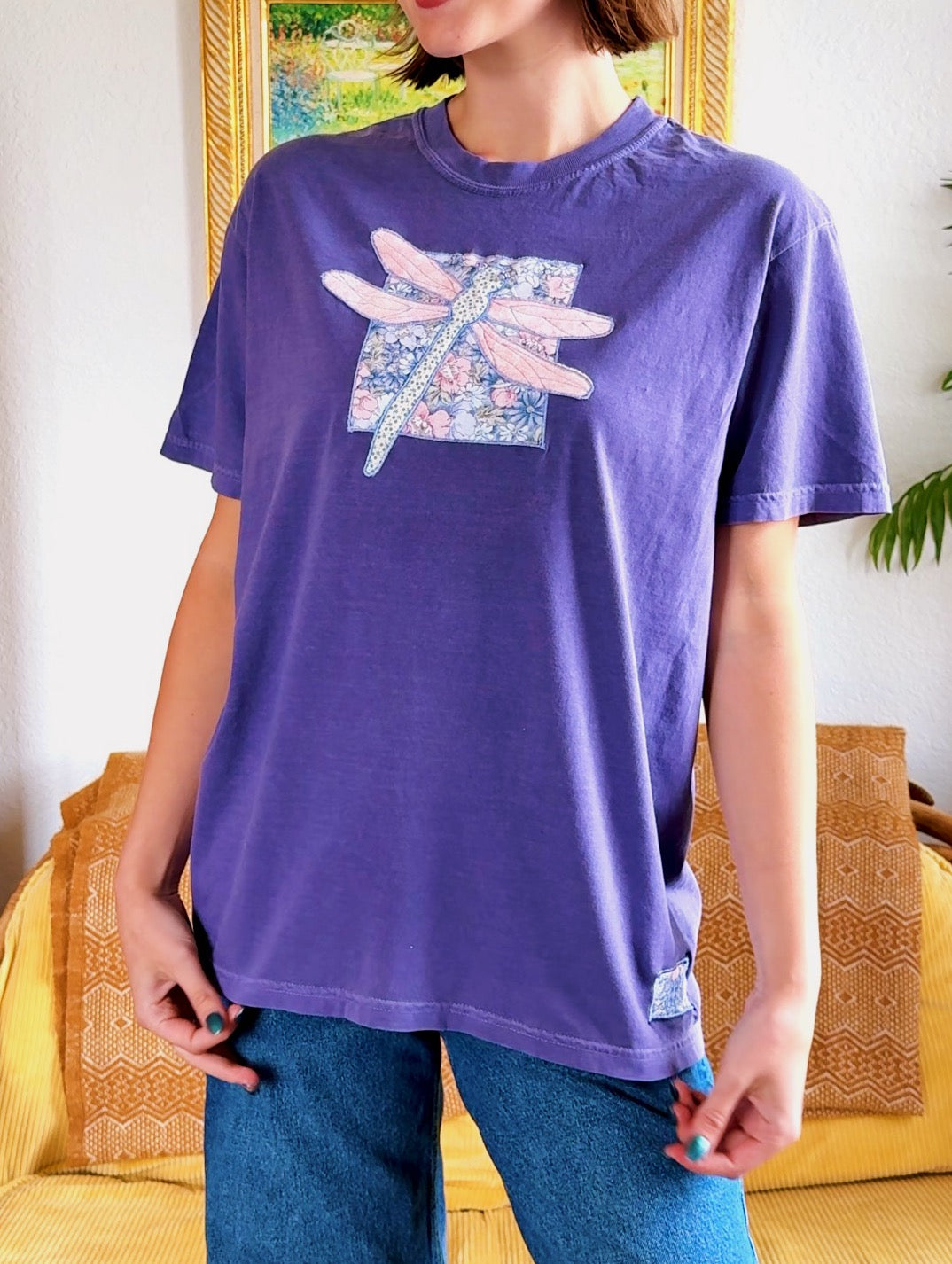 Grape Dragonfly Tee (L)