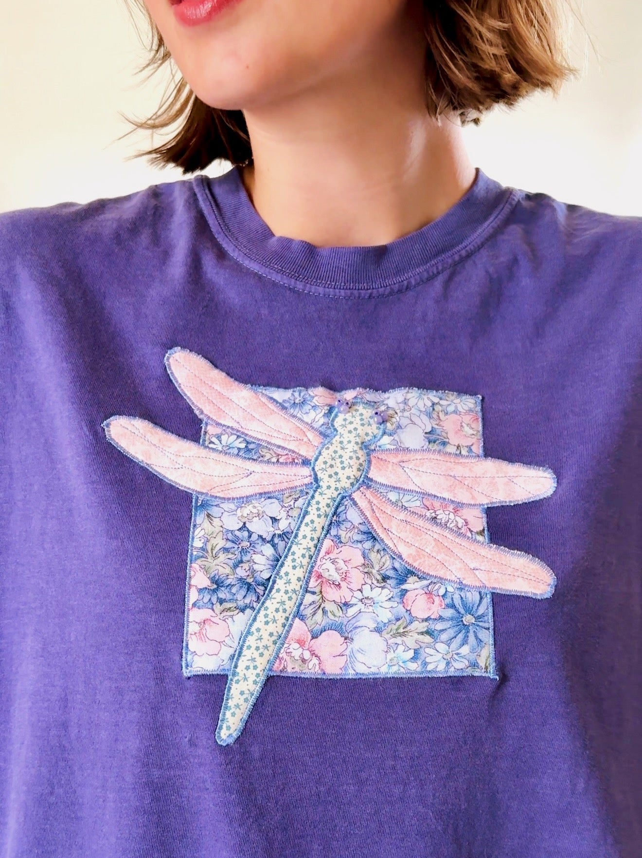 Grape Dragonfly Tee (L)