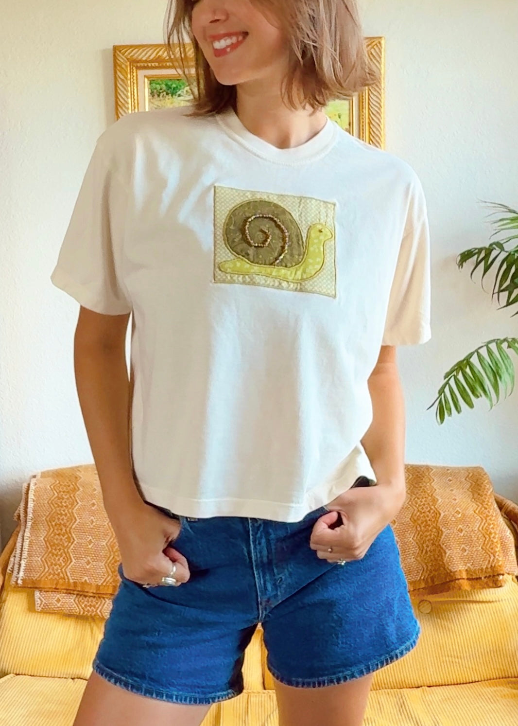 Green Snail Tee (L)