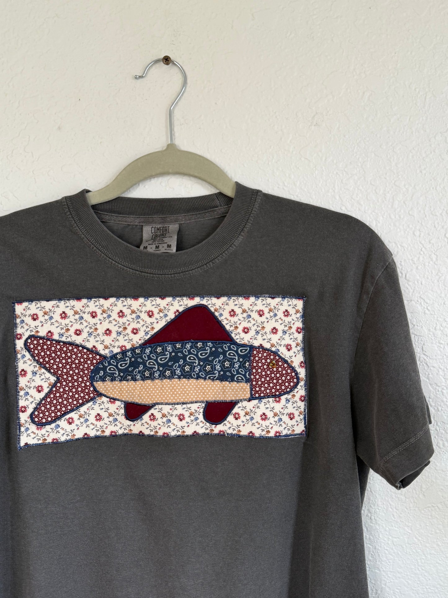 Gray Fish Boxy Tee (M)