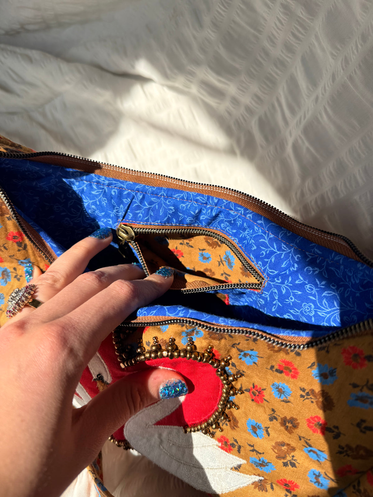 Bronzed Swan Purse