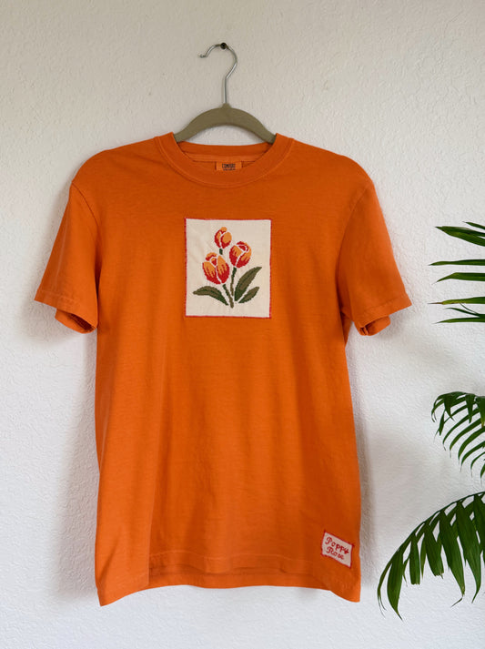 Orange Tulip Shirt (S)