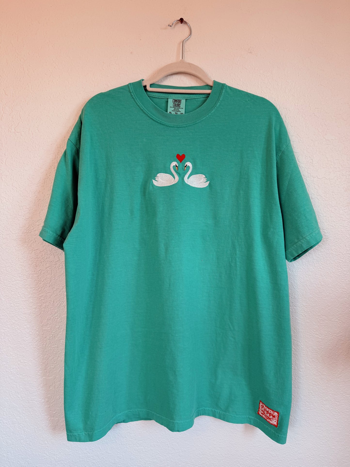 Seafoam Swan Tee (XL)
