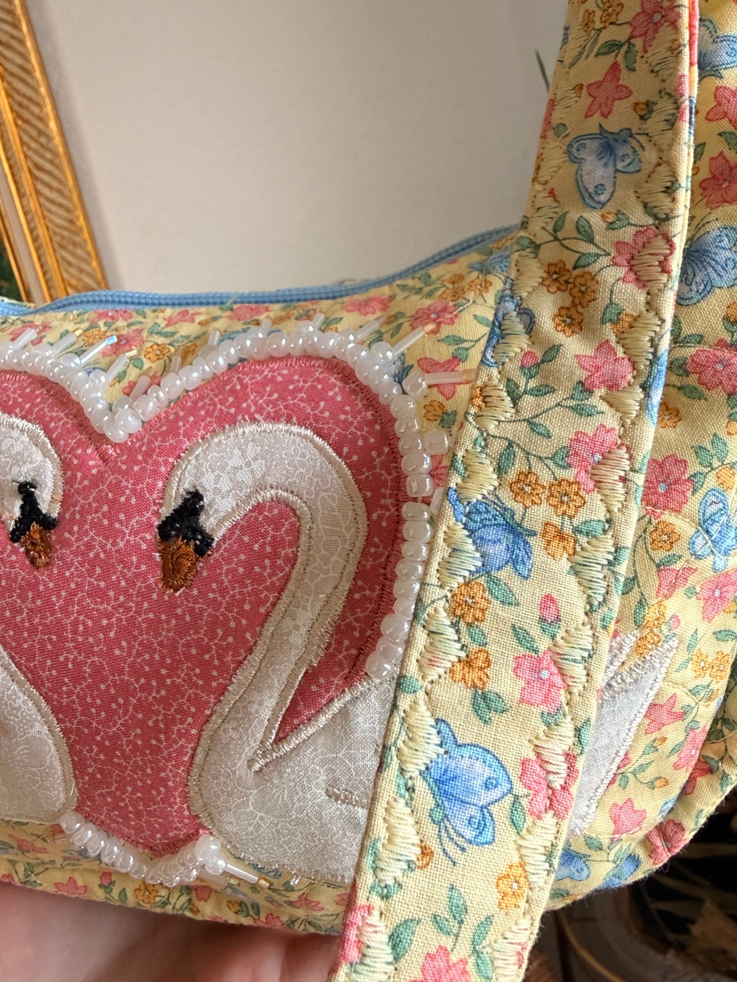 Butter Butterfly Swan Purse