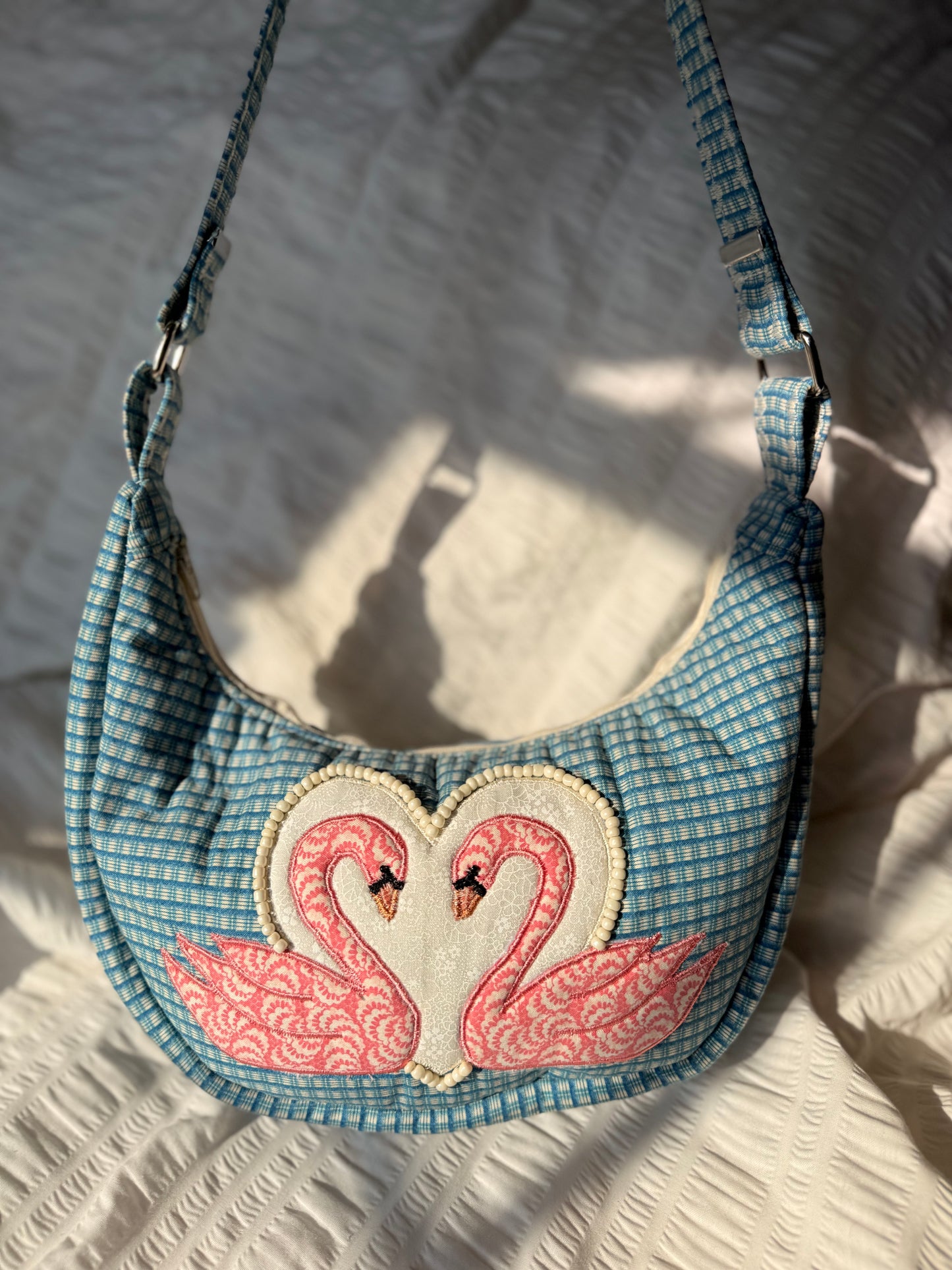 Bubblegum Swan Purse