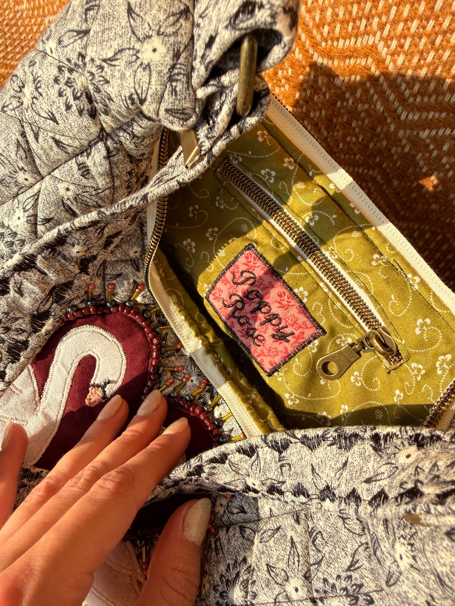 Mulberry Swan Purse