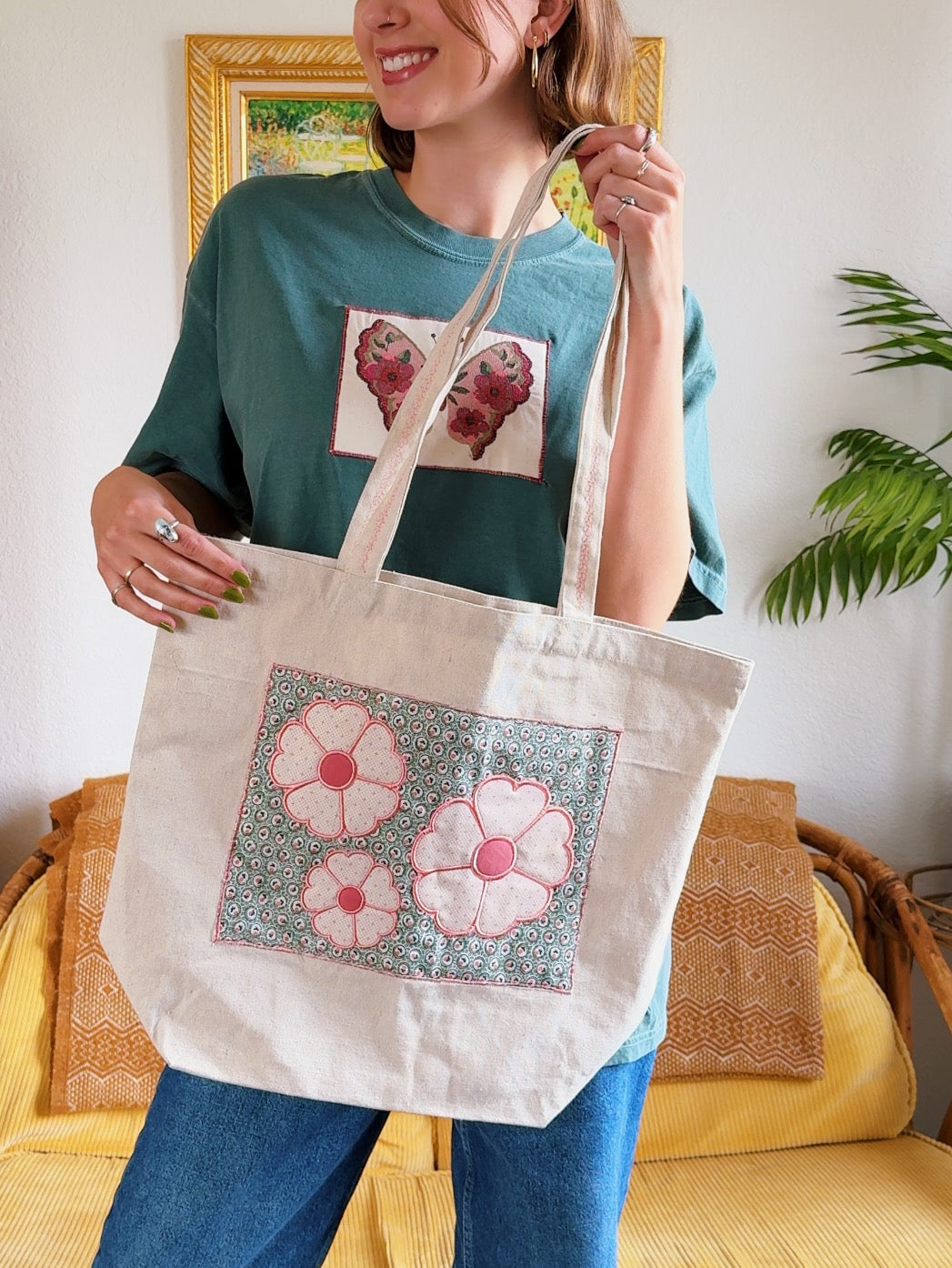 Floral Tote Bag