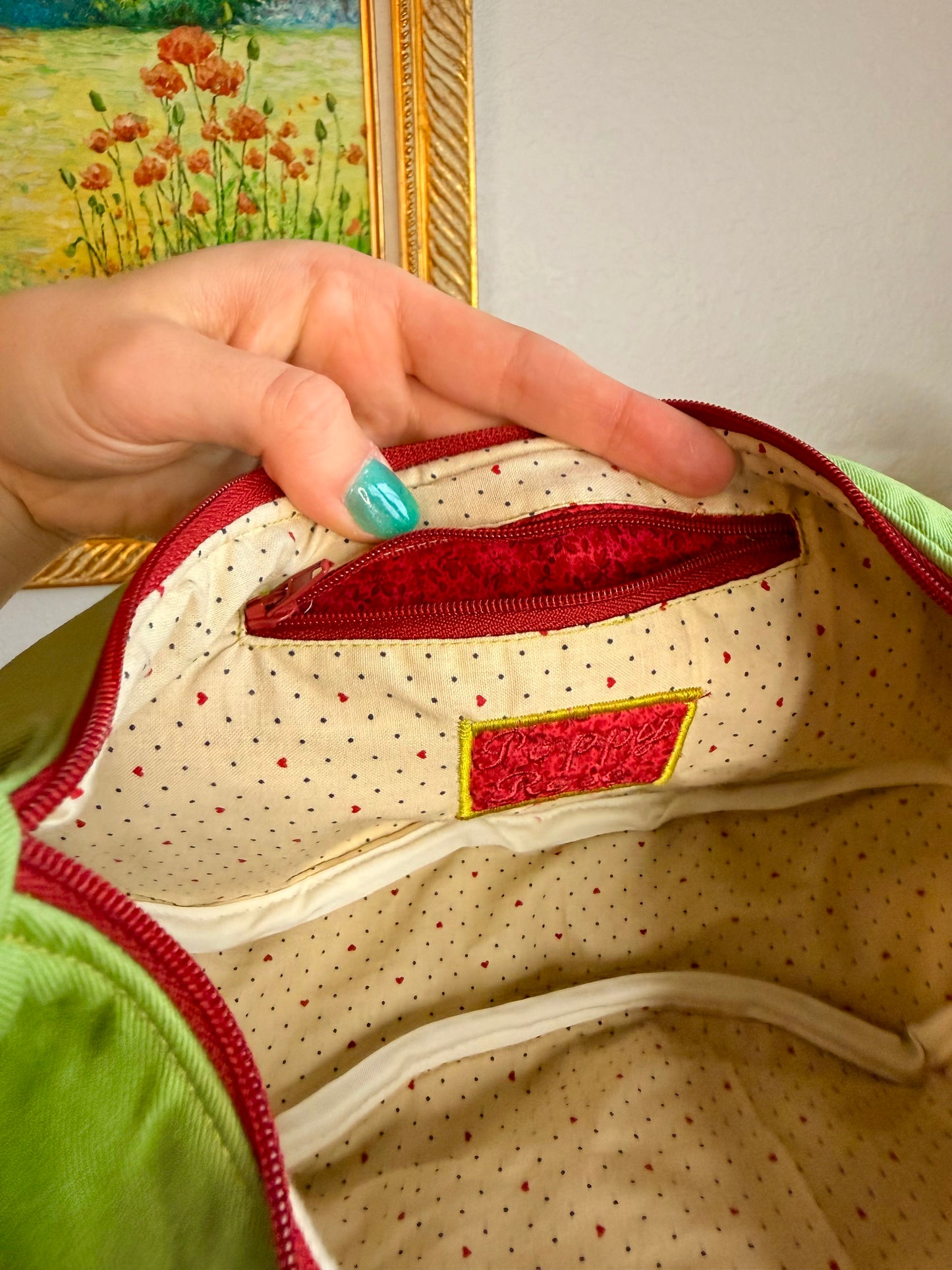 Green Swan Purse