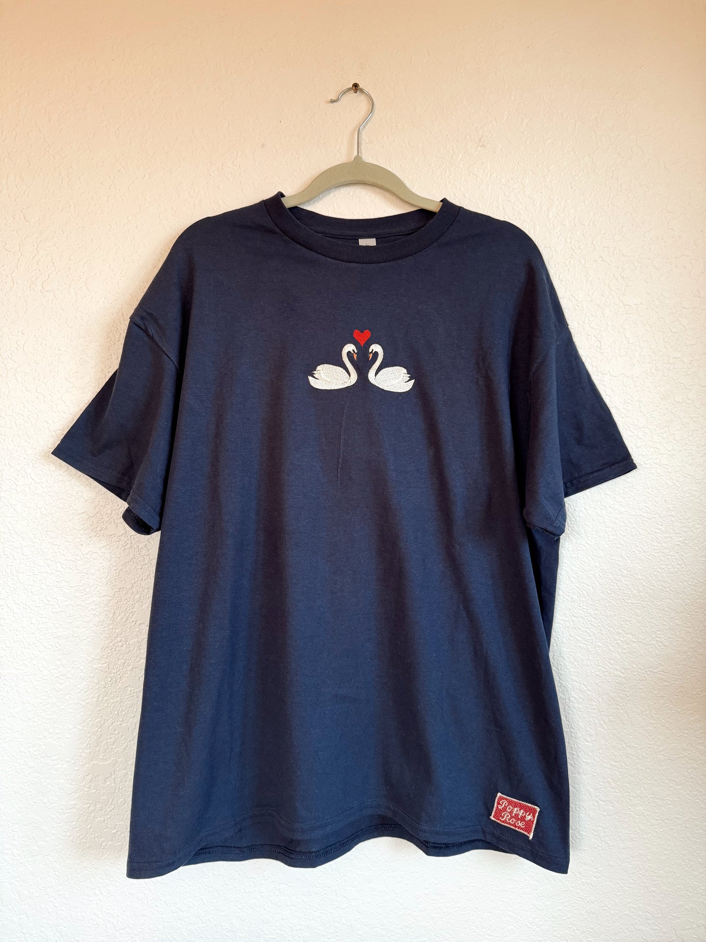 Navy Swan Tee (XL)