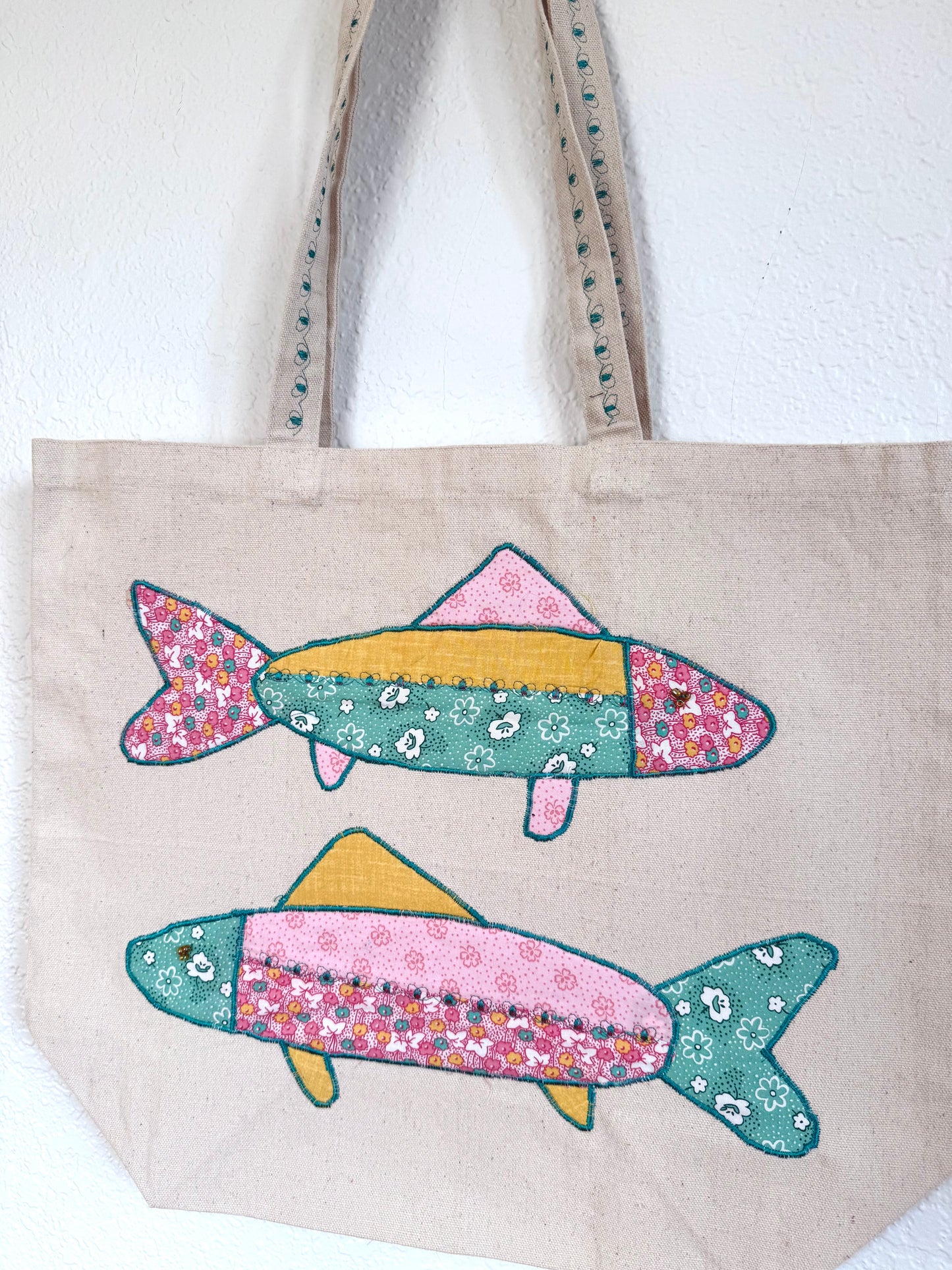 Peachy Fish Tote