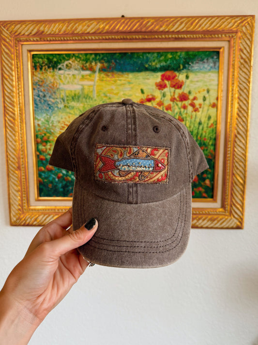 Paisley Fish Hat