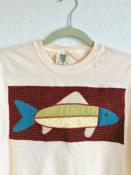 Boxy Fish Tee (L)