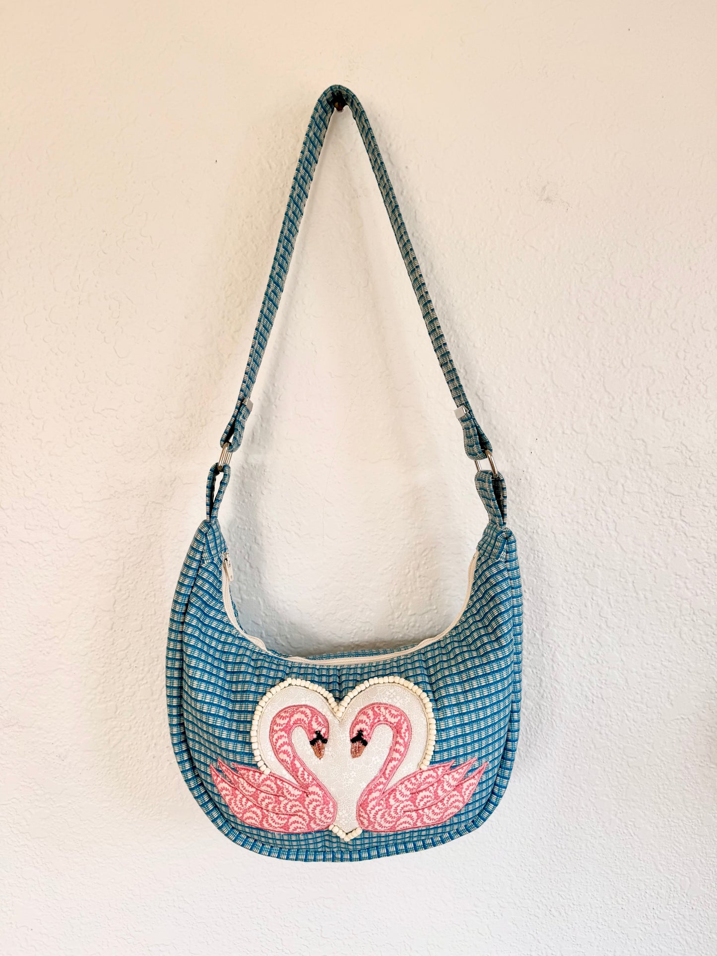 Bubblegum Swan Purse