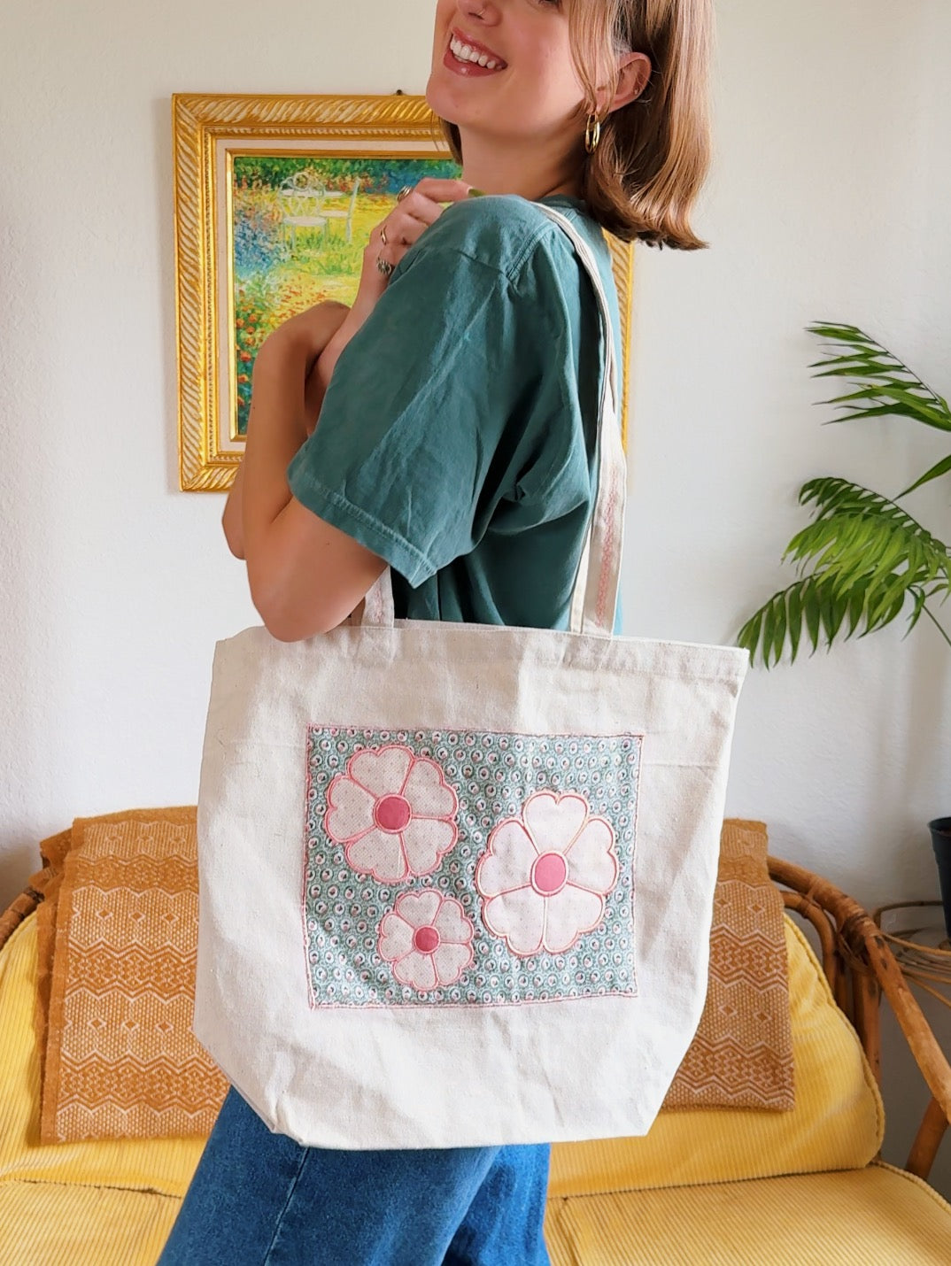 Floral Tote Bag