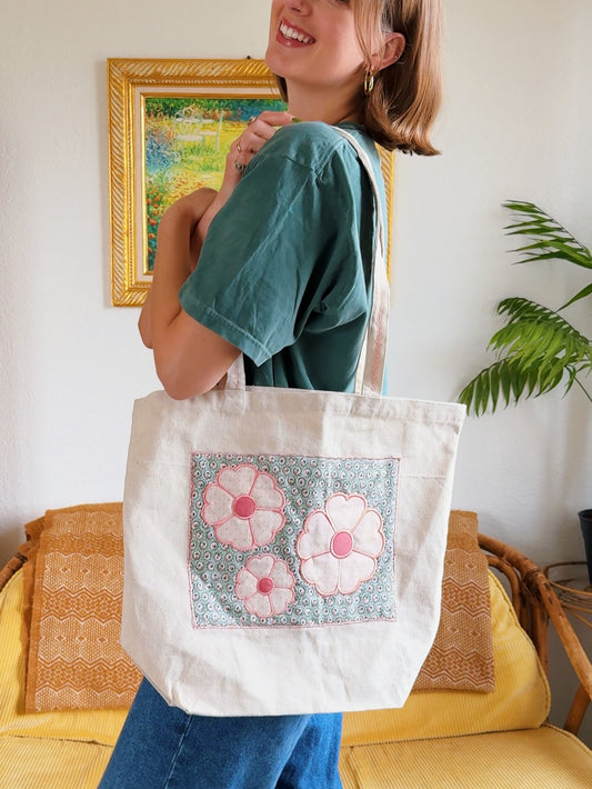 Floral Tote Bag