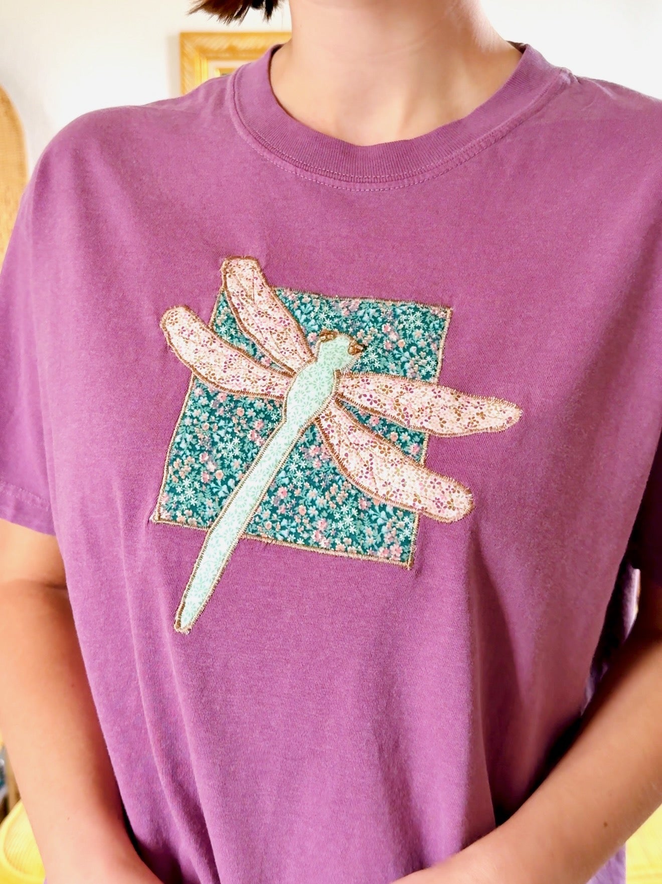 Mauve Dragonfly Tee (L)