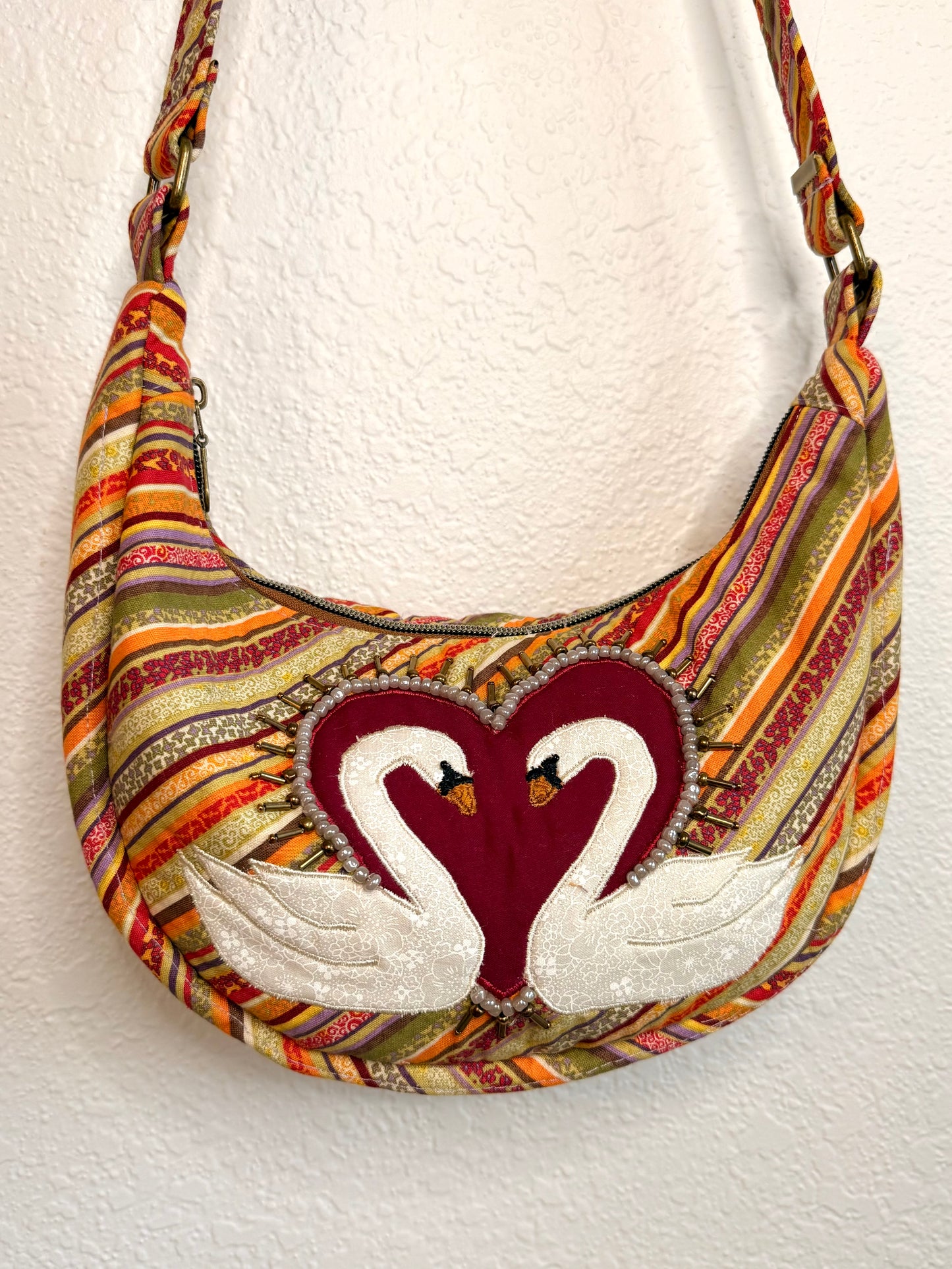 Boho Swan Purse