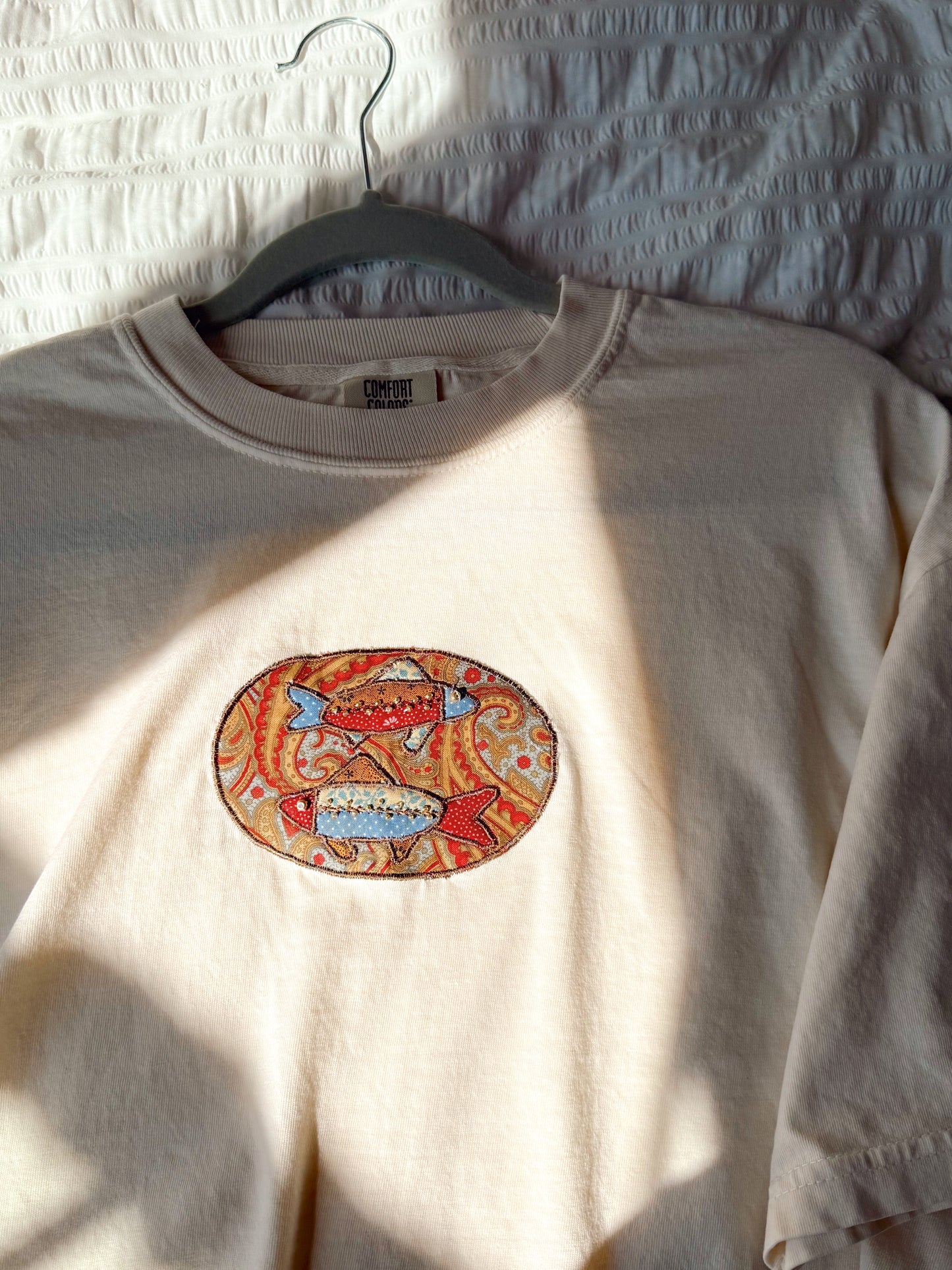 Paisley Fish Tee (XL)