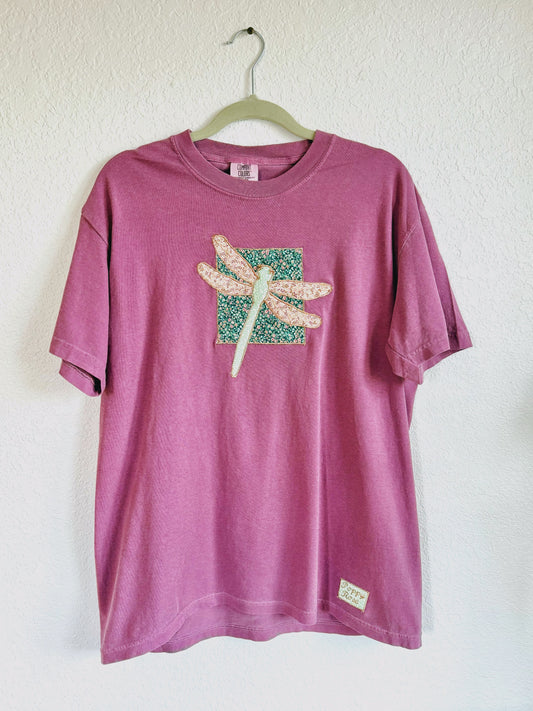 Mauve Dragonfly Tee (L)