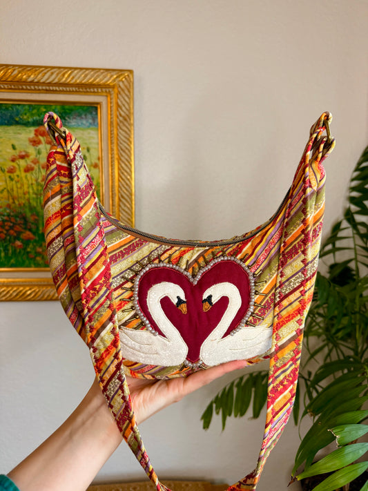 Boho Swan Purse