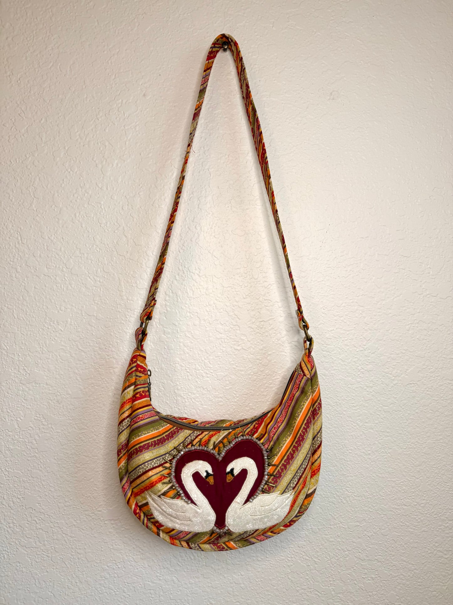 Boho Swan Purse