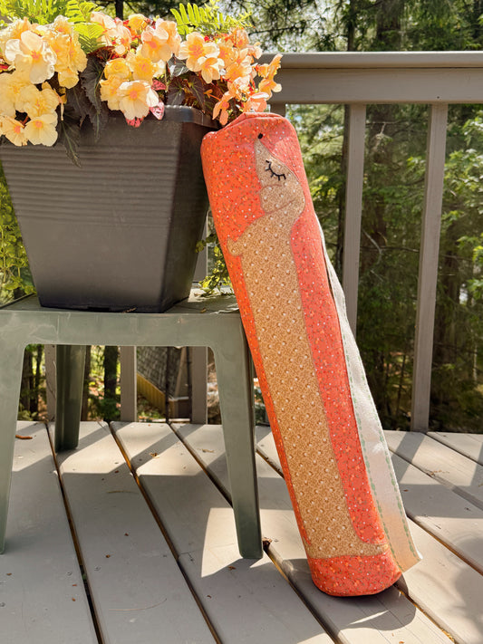 Clementine Weenie Yoga Mat Bag