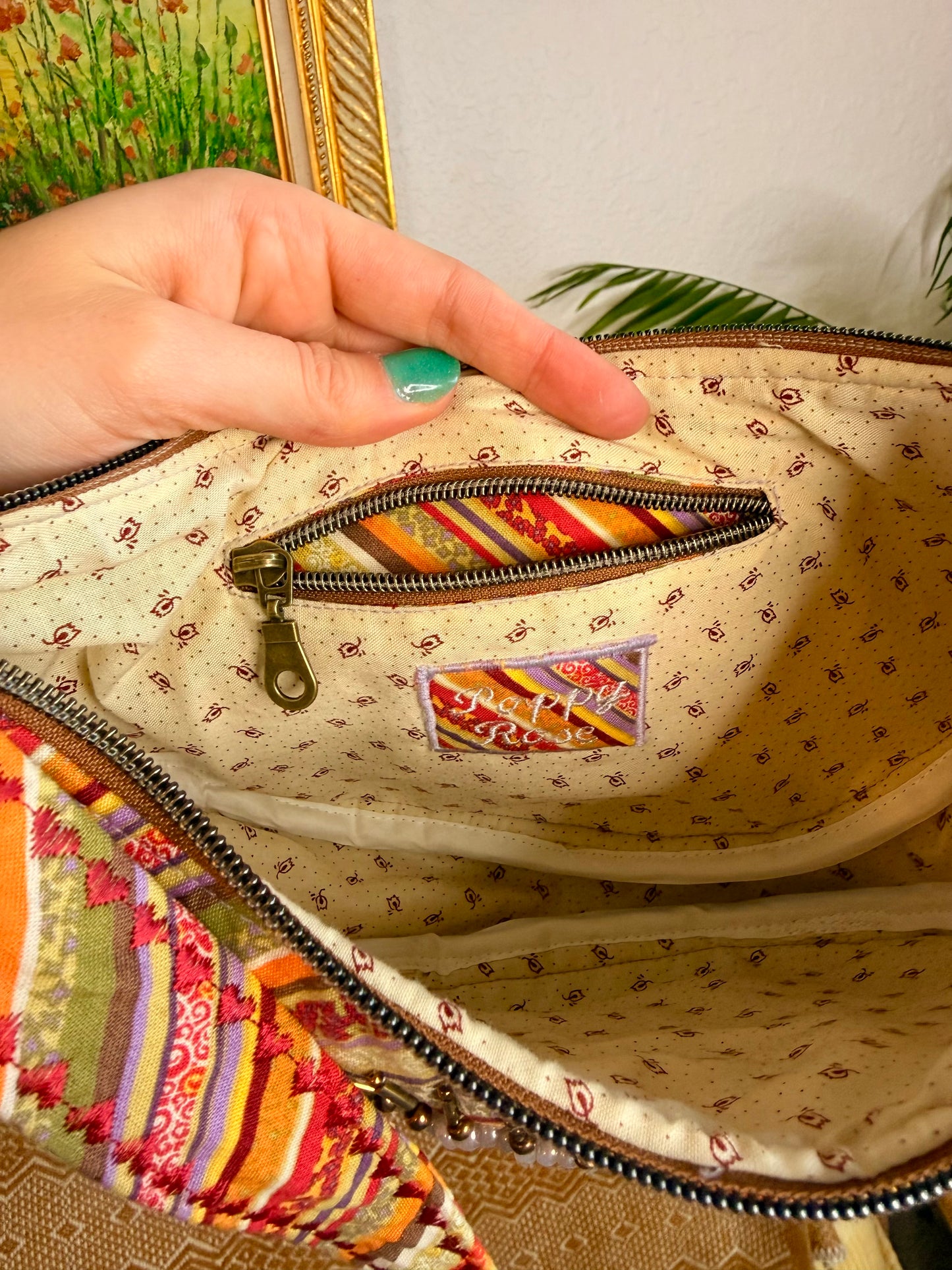 Boho Swan Purse