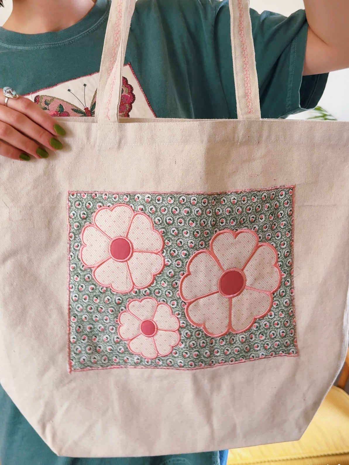 Floral Tote Bag