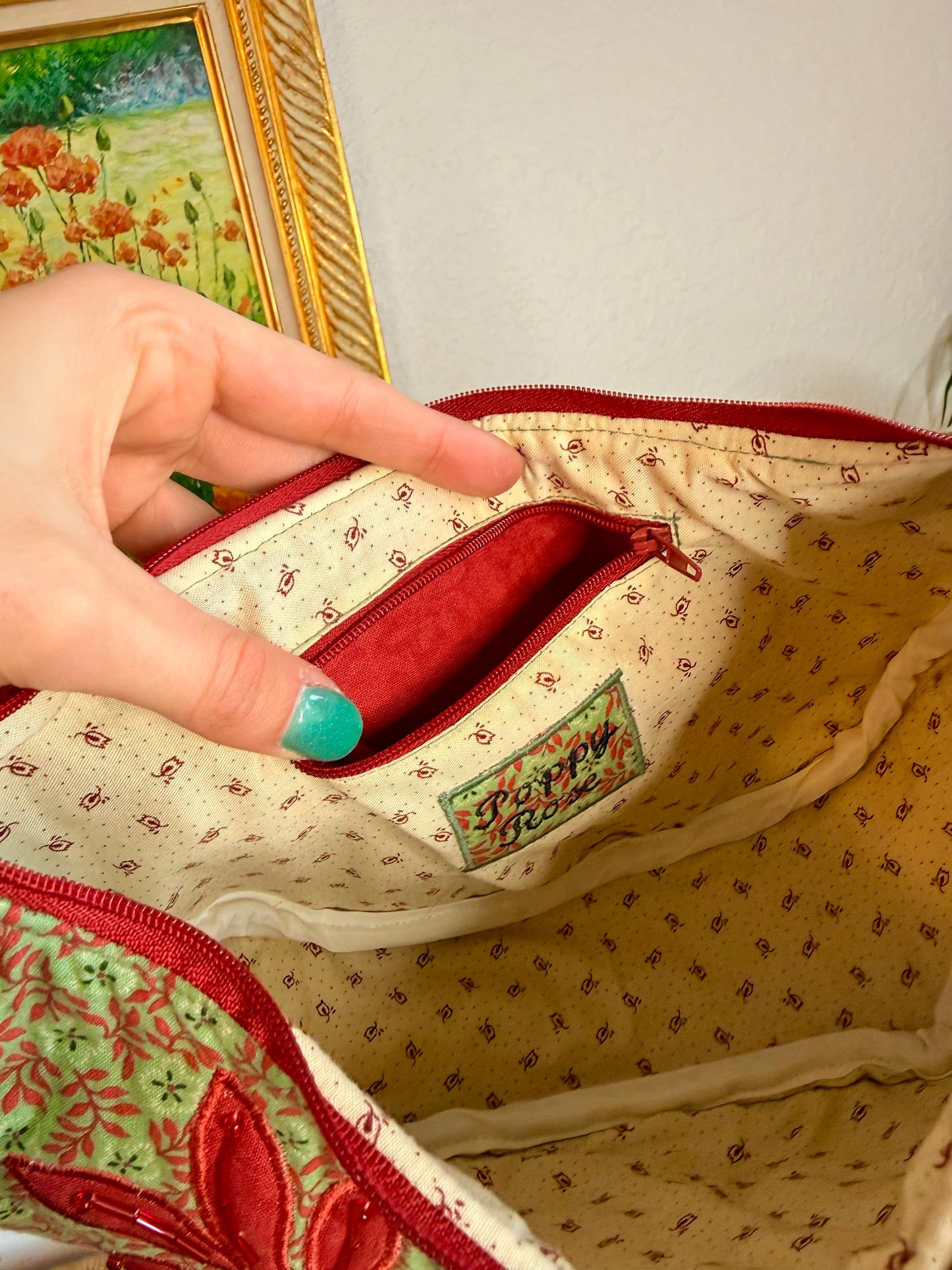 Cherry Blossom Purse & Wristlet