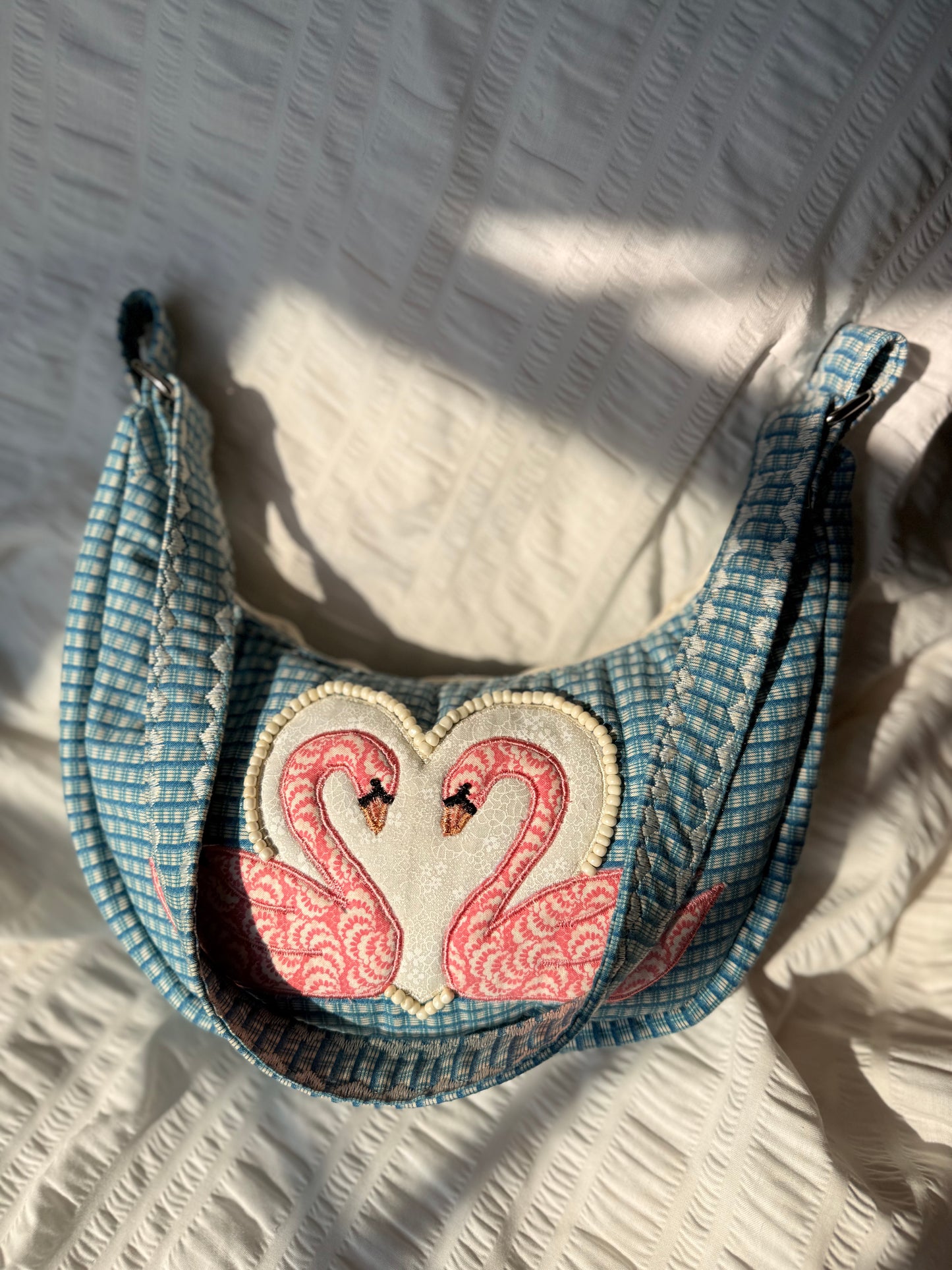Bubblegum Swan Purse