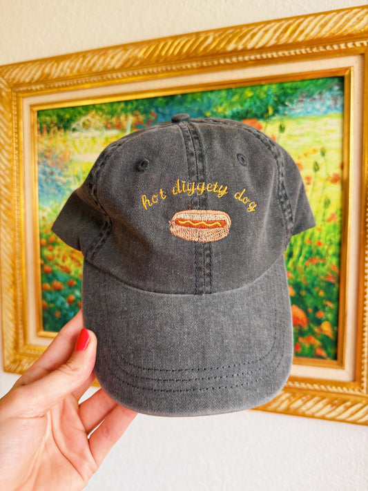 Black Hot Dog Hat