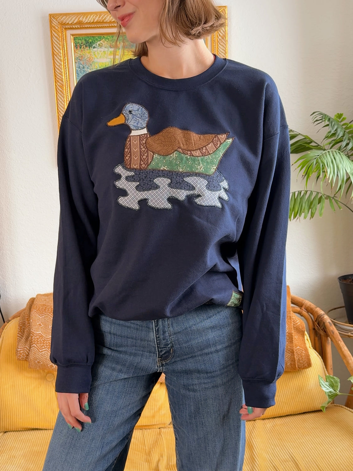 Navy Duck Crew (L)